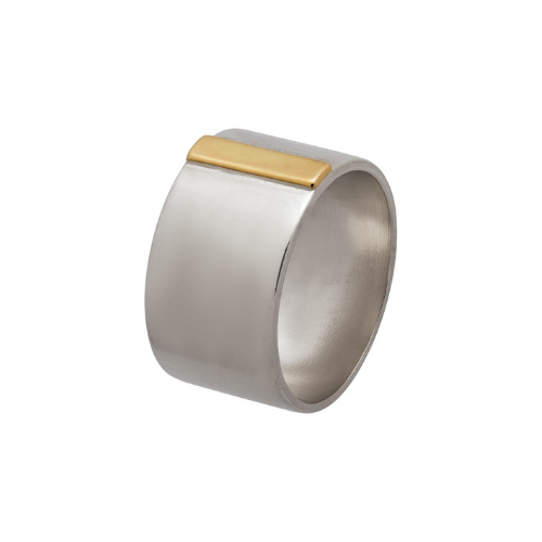 HELEN Sterling Silver and Gold Ring