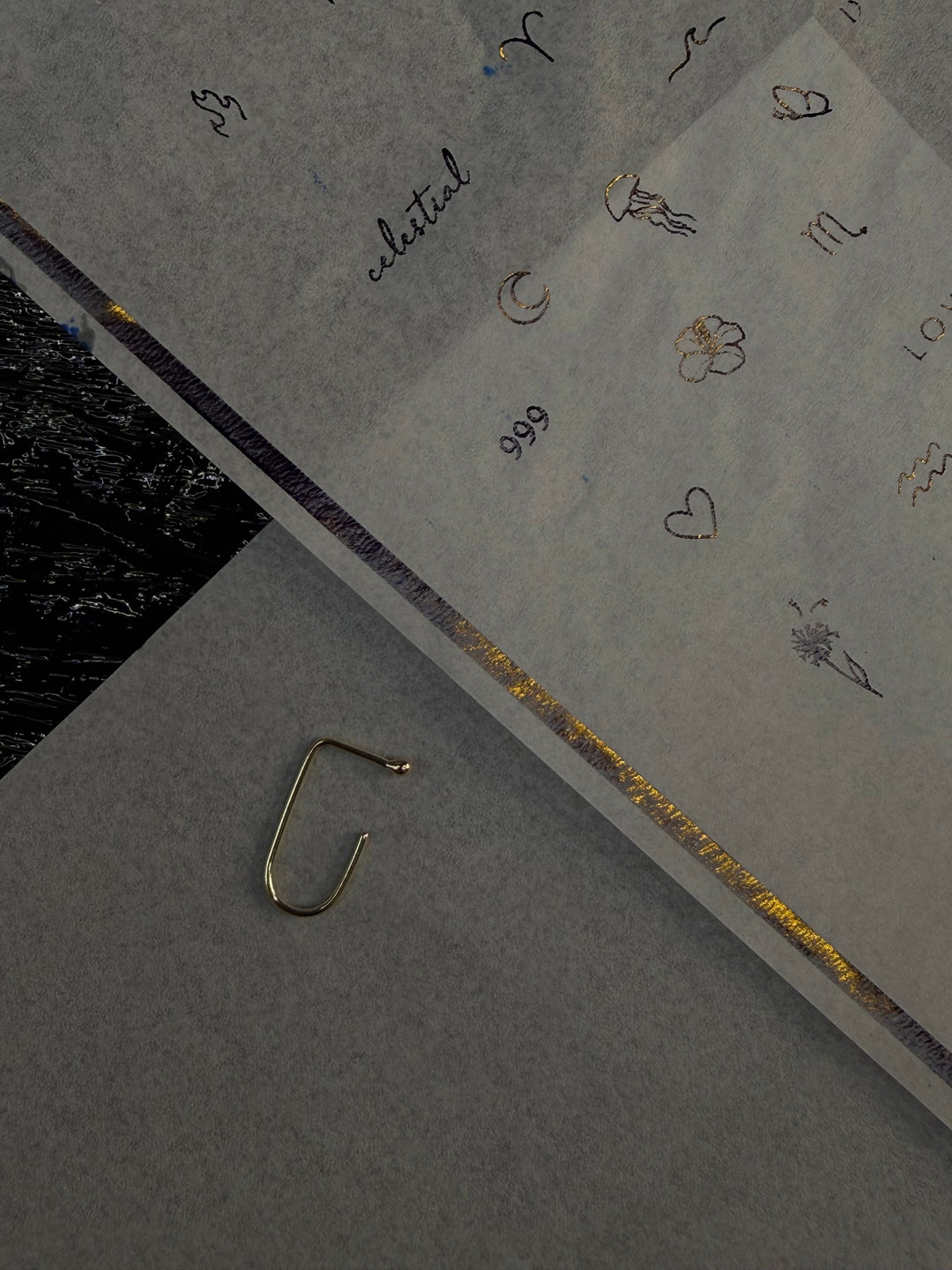 CONTOUR No.1 single earring